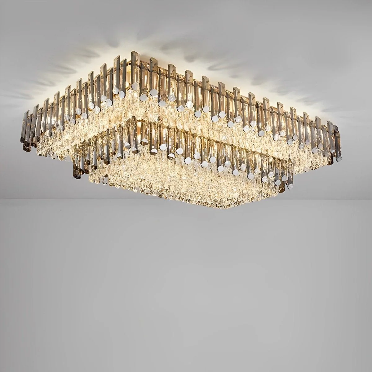 Modern Round Luxury Crystal Ceiling Lights - Image 9