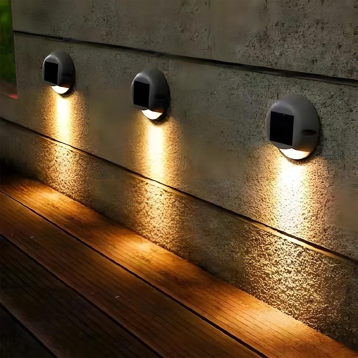 Solar Deck Stair Lights LED Outdoor Step Lights - Image 6