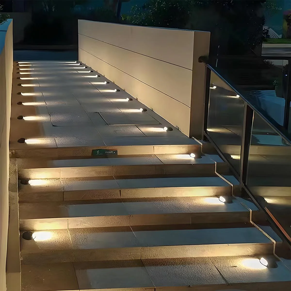 Solar Deck Stair Lights LED Outdoor Step Lights - Image 7