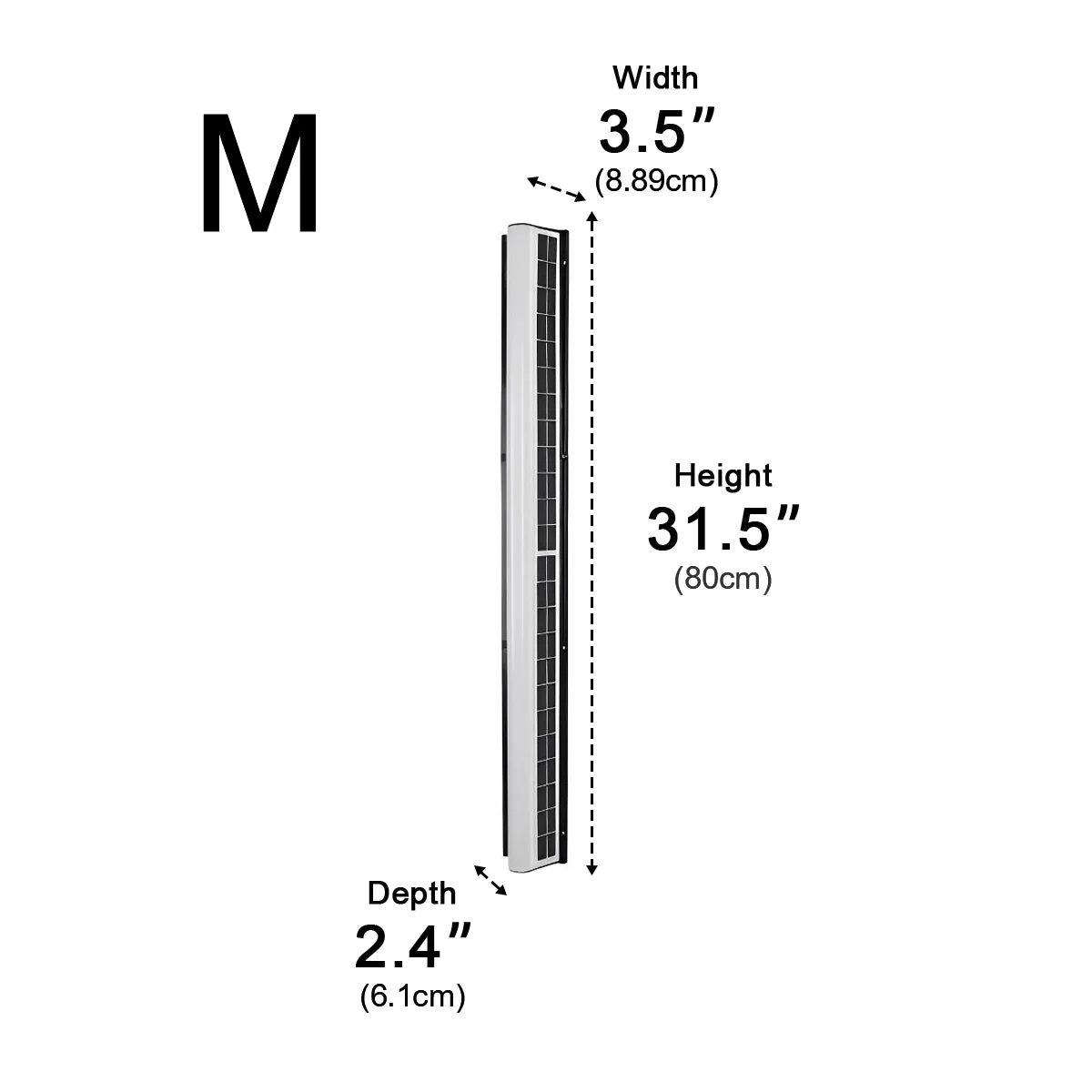 Waterproof  Solar Modern Rectangular Minimalist LED Strip Light - Image 16