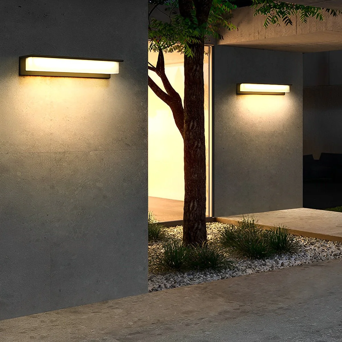Modern Waterproof LED Outdoor Long Strip Porch Light - Image 3