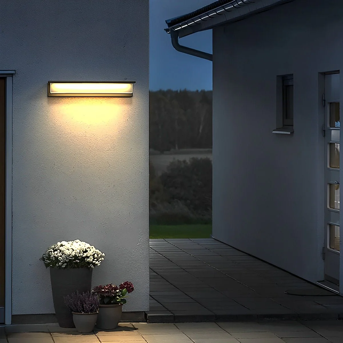 Modern Waterproof LED Outdoor Long Strip Porch Light - Image 4