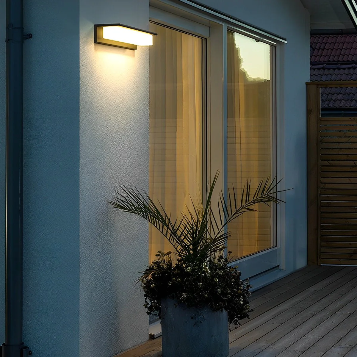 Modern Waterproof LED Outdoor Long Strip Porch Light - Image 5