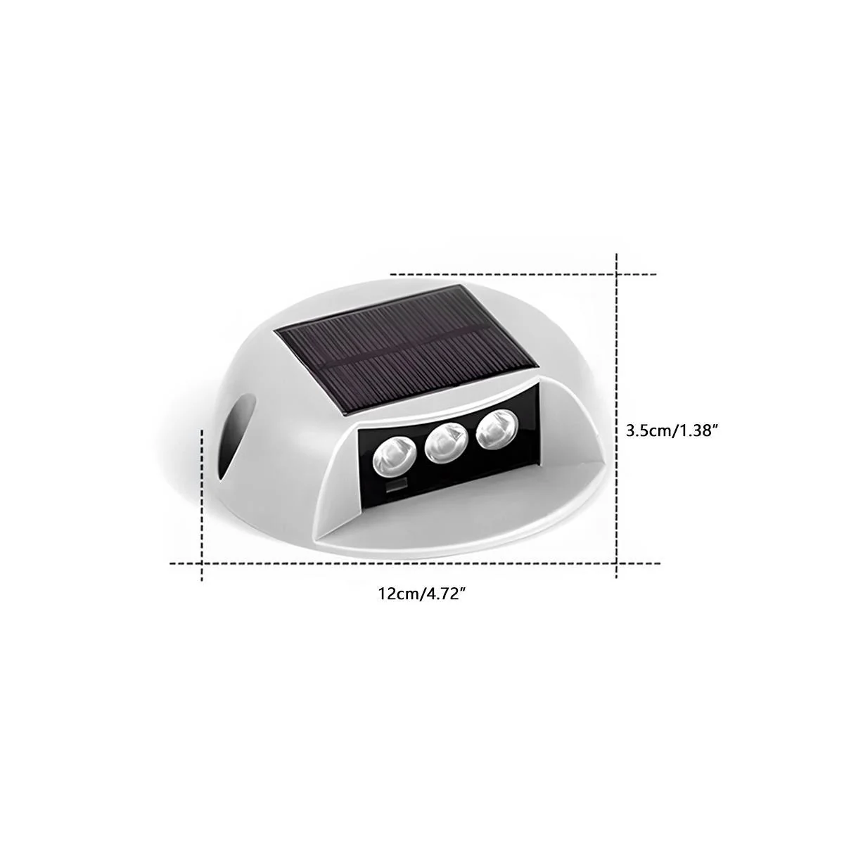 Solar Outdoor Waterproof RGB LED Step Deck Lights Star Stairs - Image 11