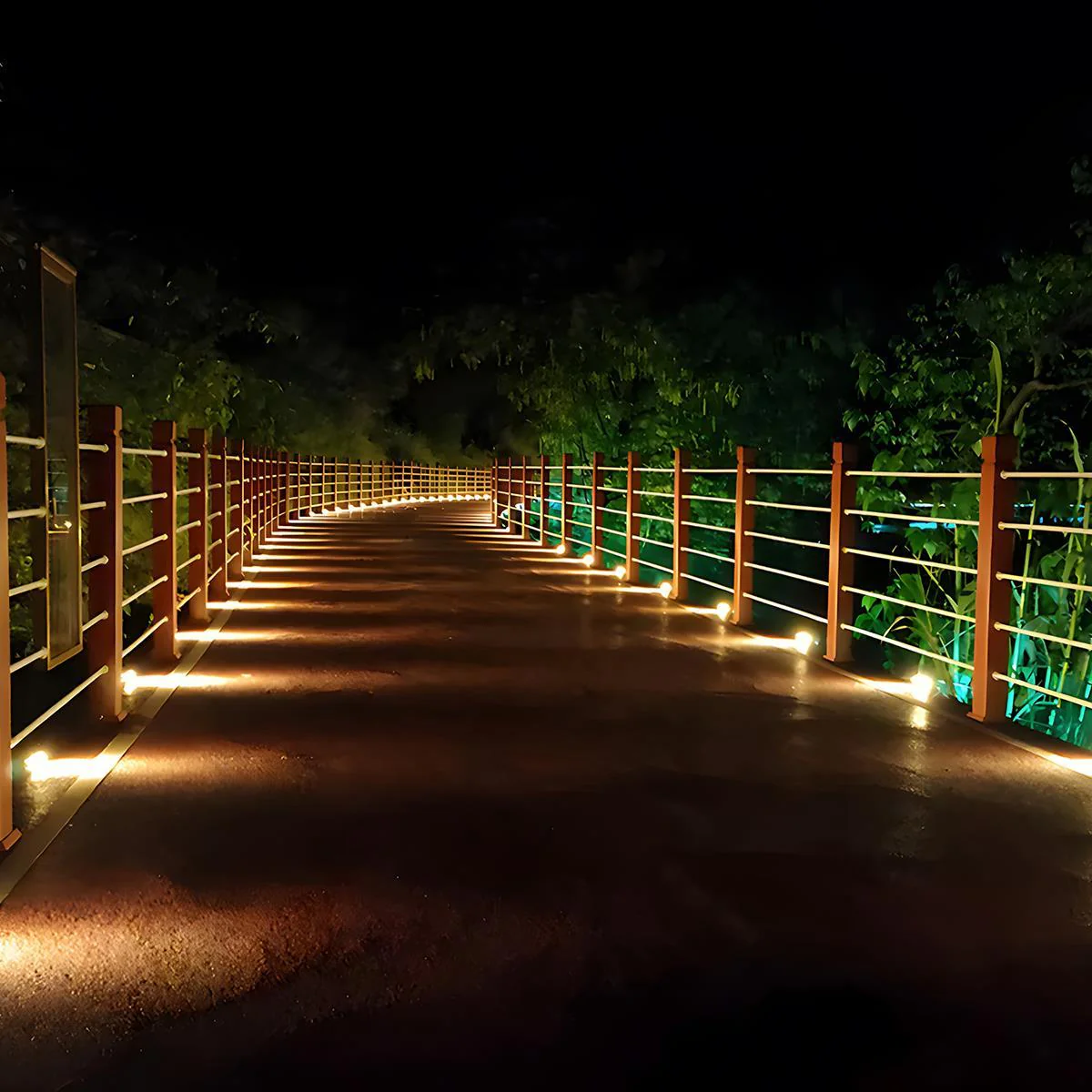 Solar Outdoor Waterproof RGB LED Step Deck Lights Star Stairs - Image 6