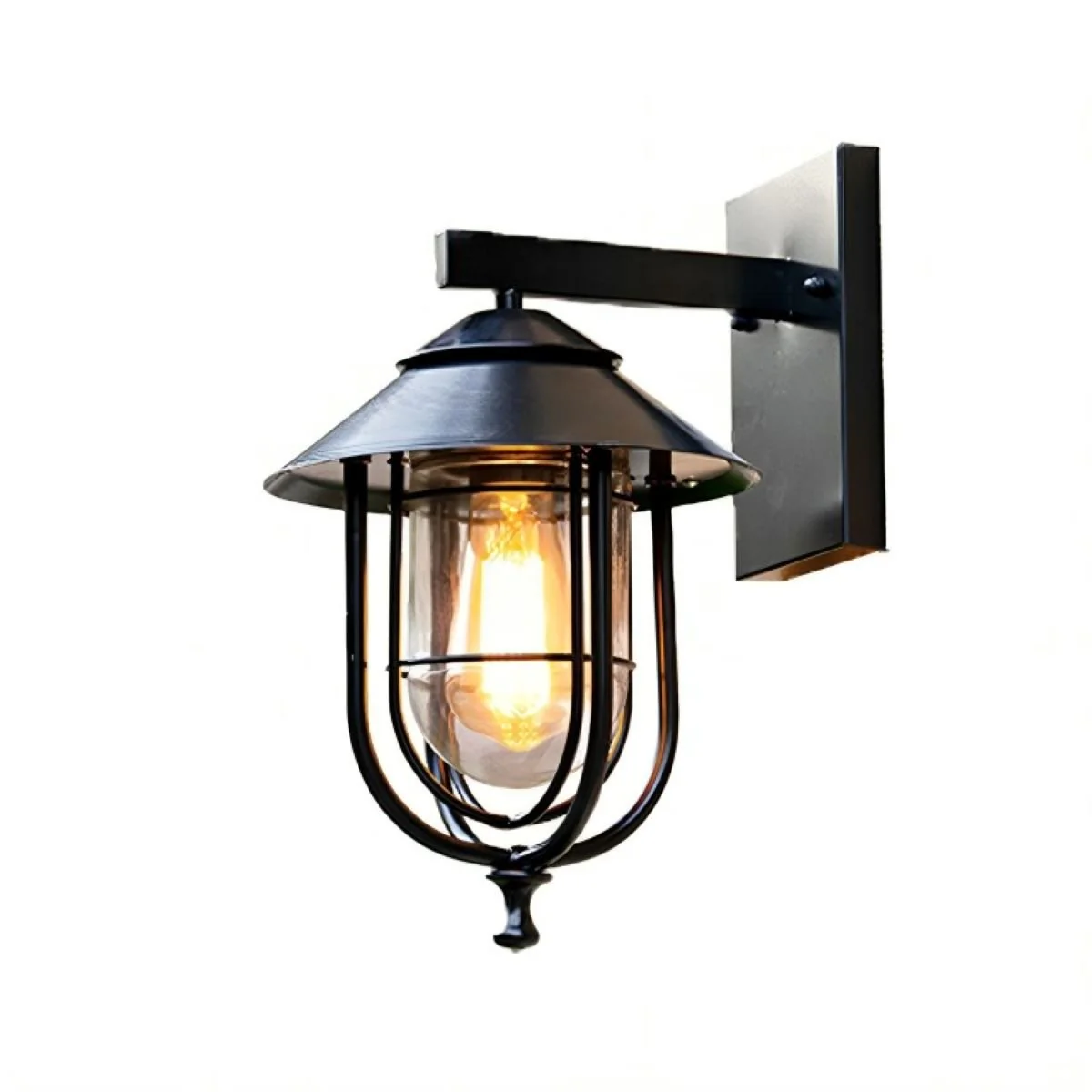 Rustic Birdcage Waterproof Outdoor LED Porch Wall Light - Image 6