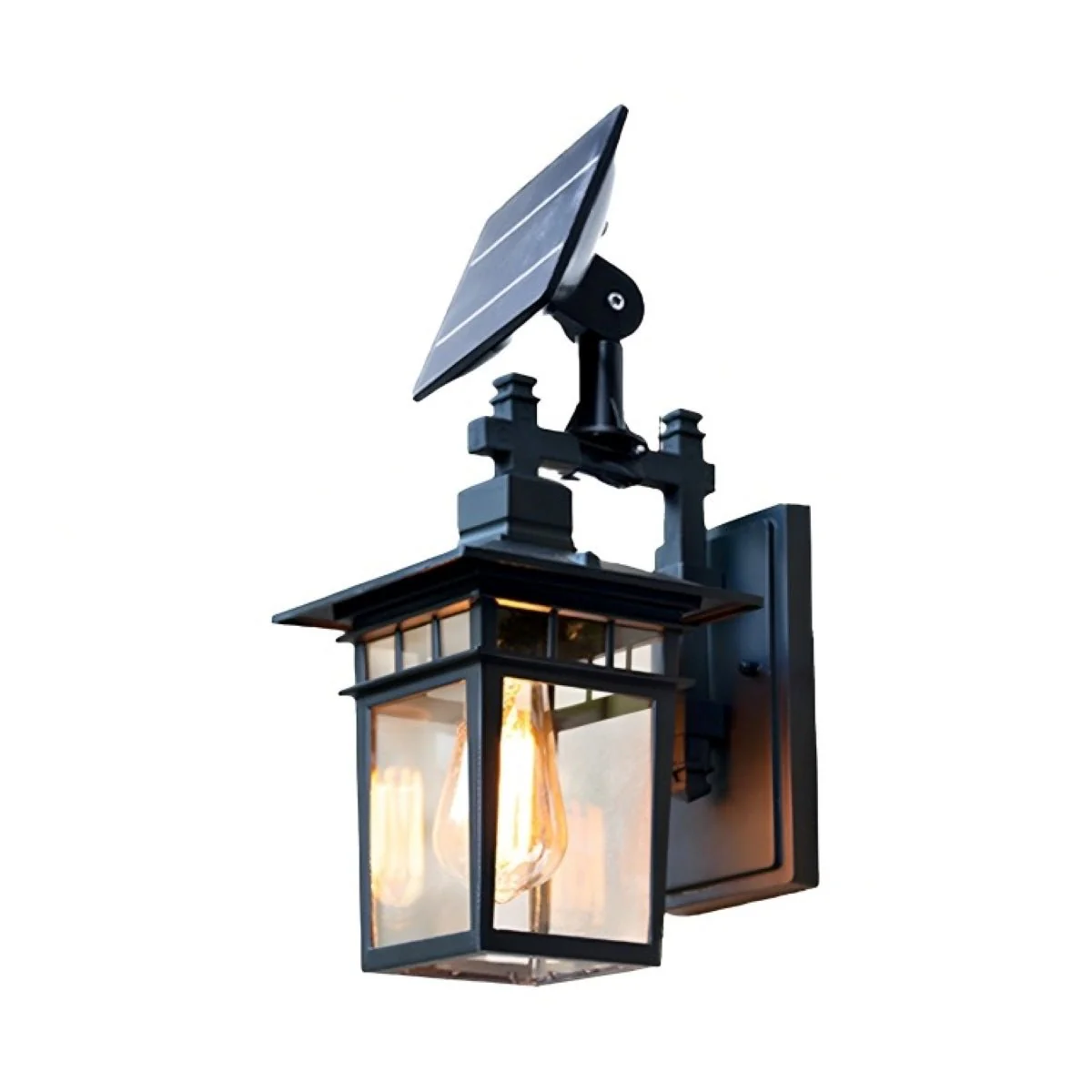 Rustic Square Waterproof Outdoor LED Porch Wall Light - Image 6
