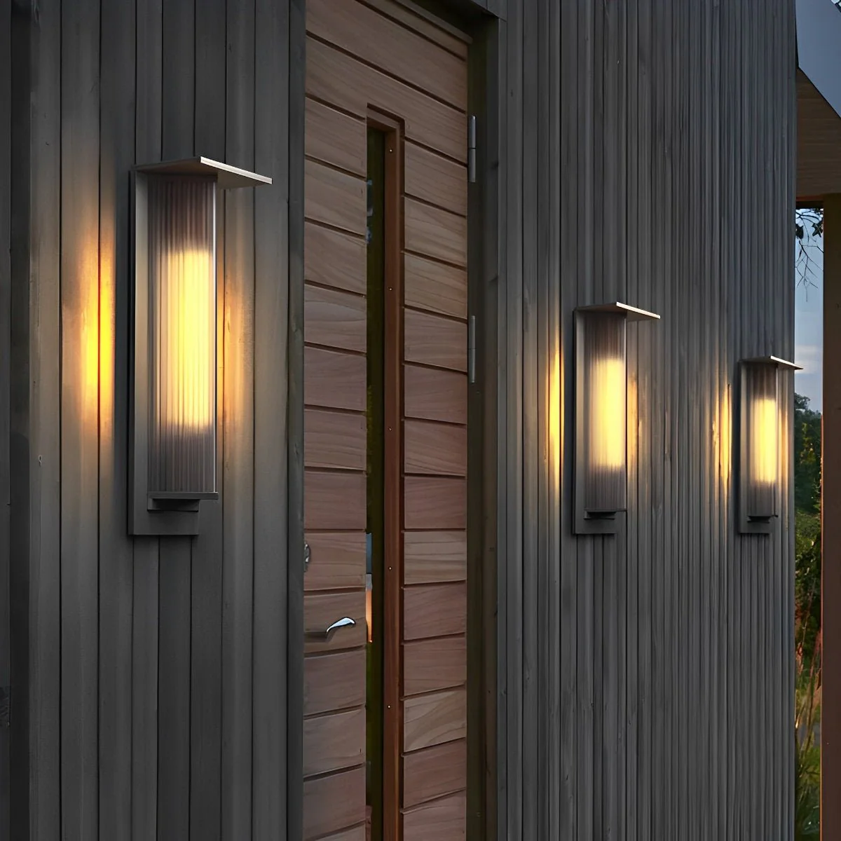 Waterproof LED Vintage Outdoor Wall Light Fixture Wall Sconce Latern Lamp - Image 4