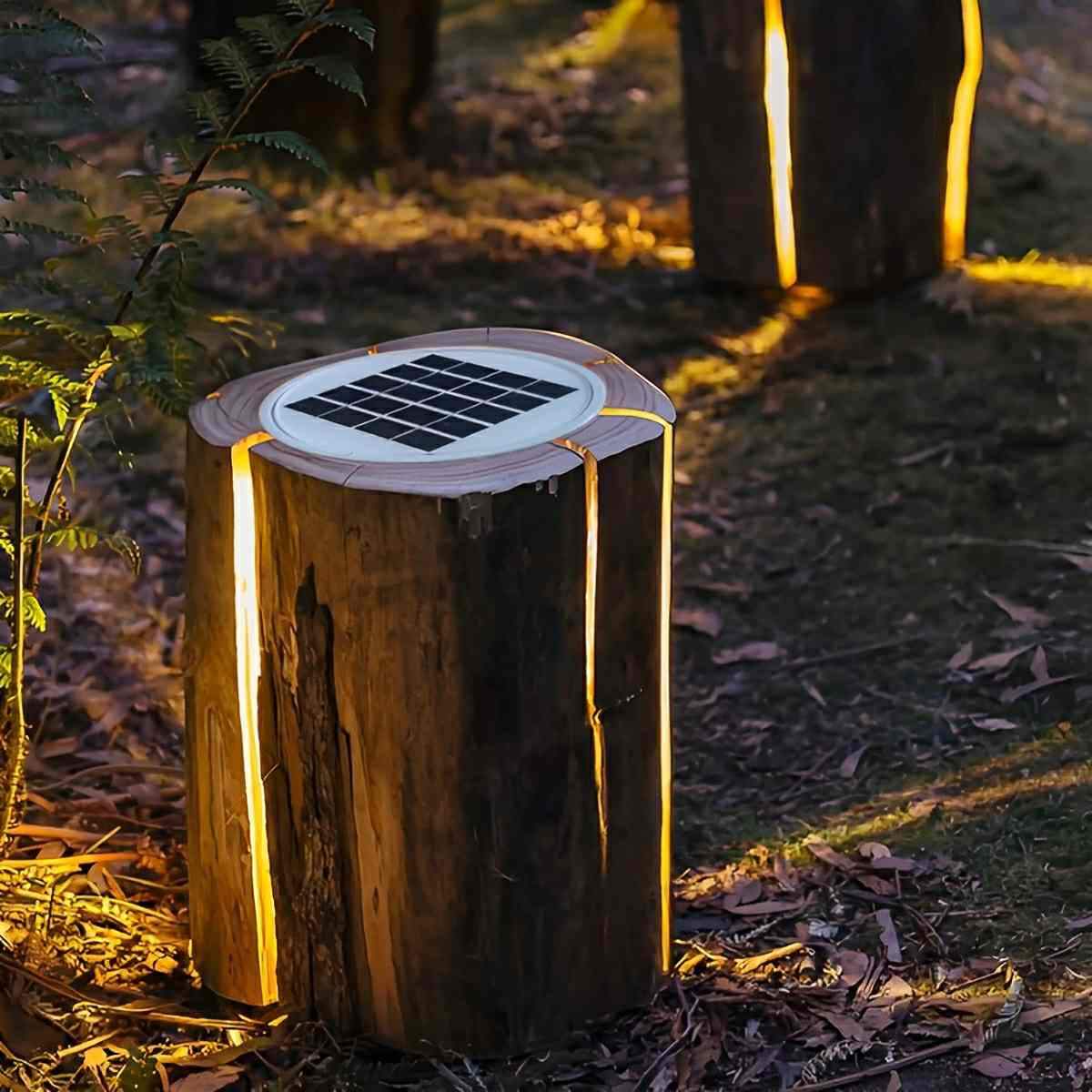 Waterproof Artificial Tree Stump LED Outdoor Landscape Lawn Lighting - Image 2