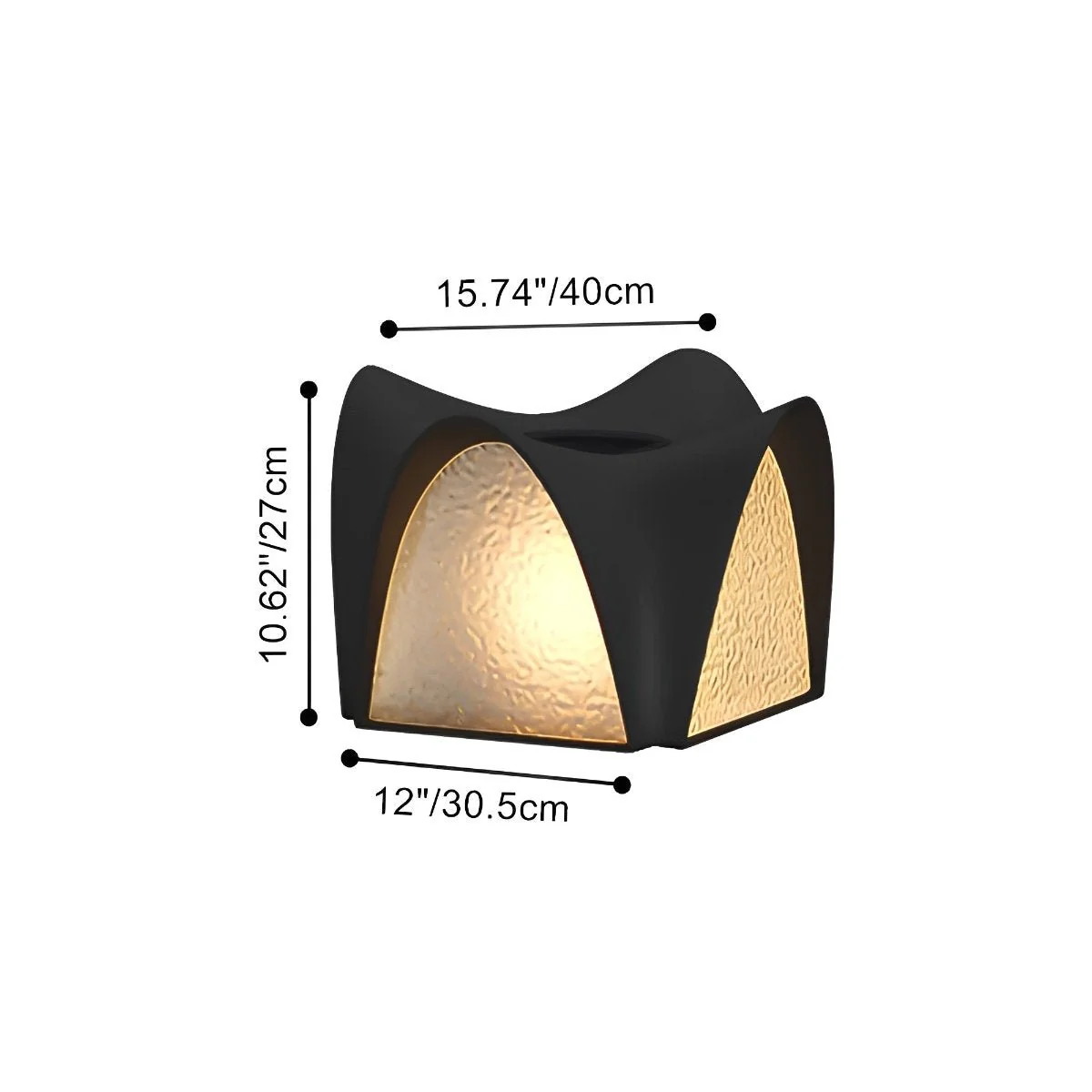 Waterproof Black LED Outdoor Post Light - Image 13