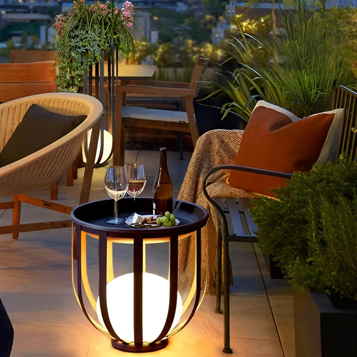 Waterproof Hollow Flower Stand Landscape Outdoor Lawn Light - Image 2
