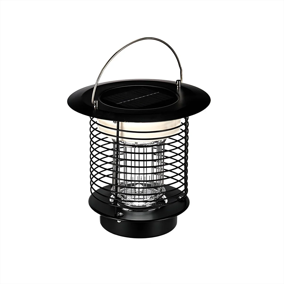 Solar Waterproof LED Outdoor Mosquito Bug Zapper Killer Hanging Lantern Rechargeable - Image 9