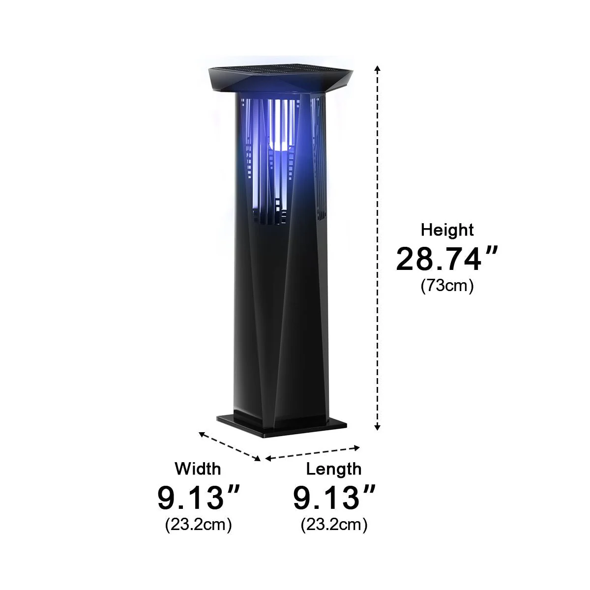 Solar Waterproof LED Outdoor Mosquito Bug Zapper Killer Lawn Lights - Image 11