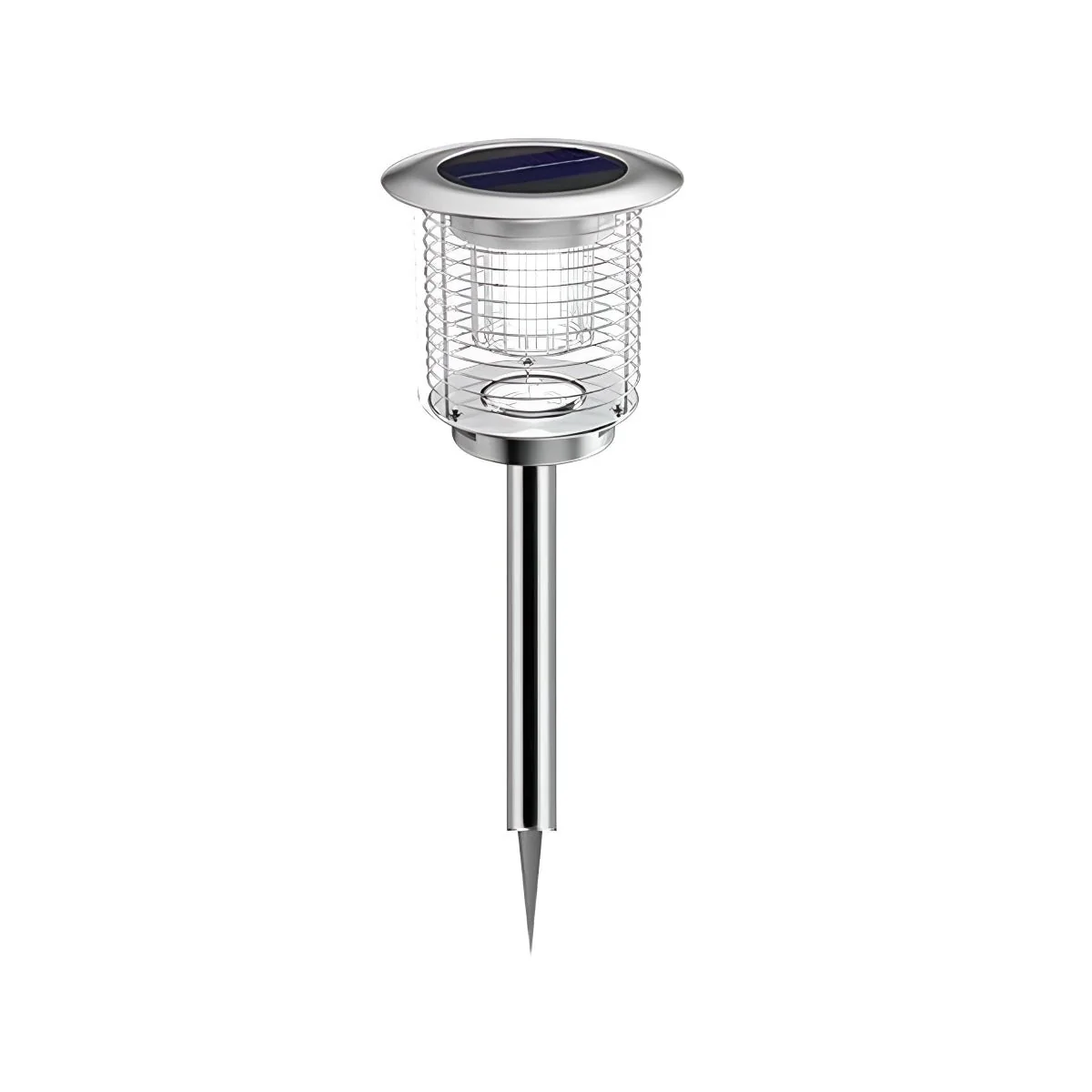 Solar Waterproof LED Outdoor Mosquito Bug Zapper Killer Lawn Pillar Lights - Image 16