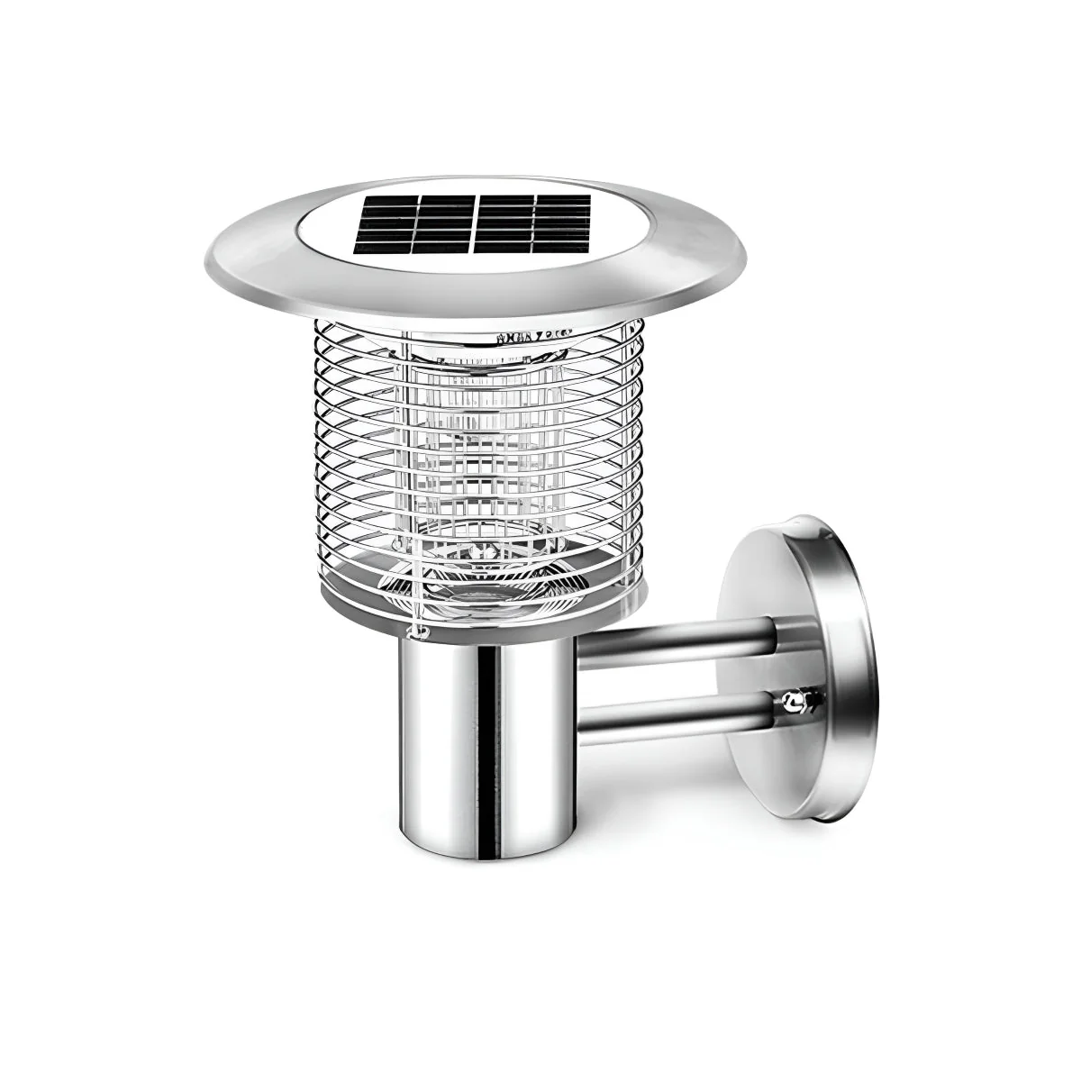 Solar Waterproof LED Outdoor Mosquito Bug Zapper Killer Wall Lights Rechargeable - Image 9