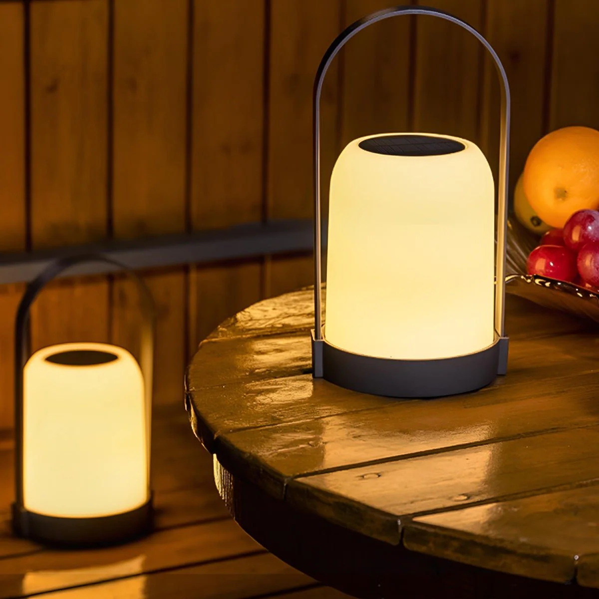 Solar Waterproof LED Outdoor Table Lamp Rechargeable