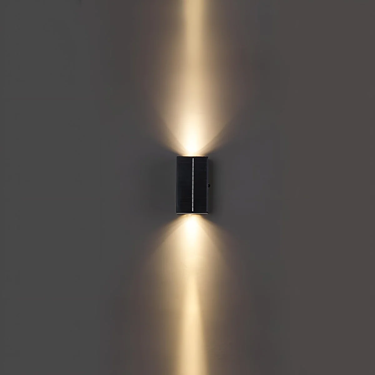 Solar Waterproof Modern Black Up&Down LED Outdoor Wall Washer Spot Lights - Image 14