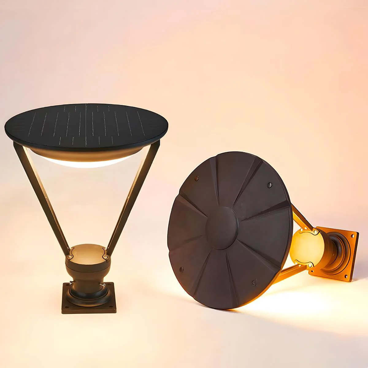 Waterproof Modern Conical LED Outdoor Post Lights - Image 5
