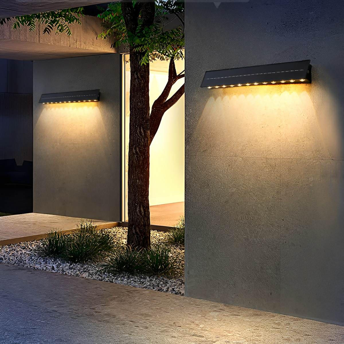 Solar Waterproof Modern Down LED Outdoor Wall Washer Light - Image 3