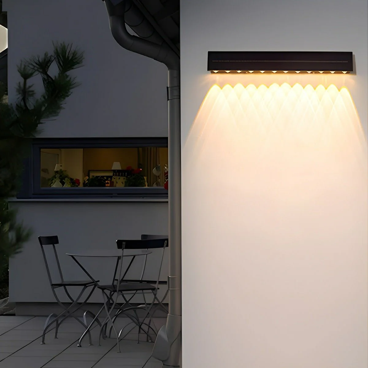 Solar Waterproof Modern Down LED Outdoor Wall Washer Light - Image 4