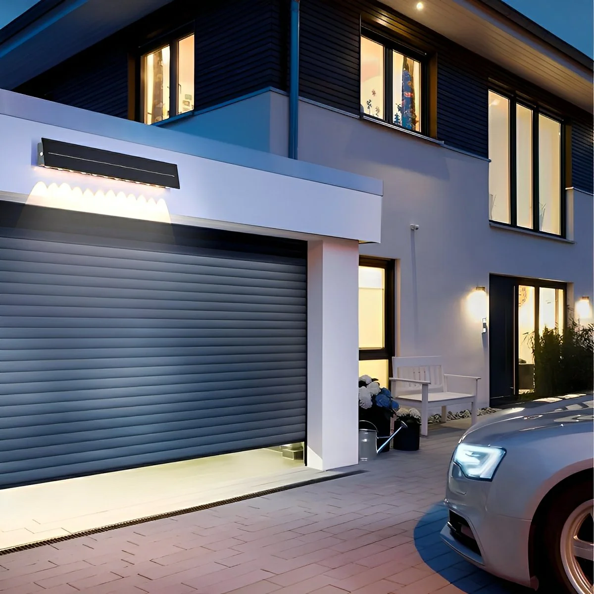 Solar Waterproof Modern Down LED Outdoor Wall Washer Light - Image 5