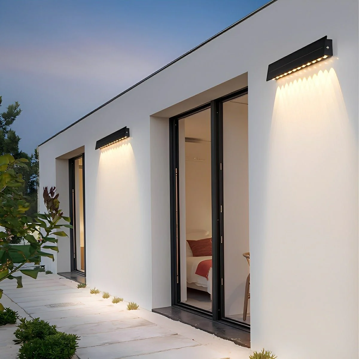 Solar Waterproof Modern Down LED Outdoor Wall Washer Light - Image 6