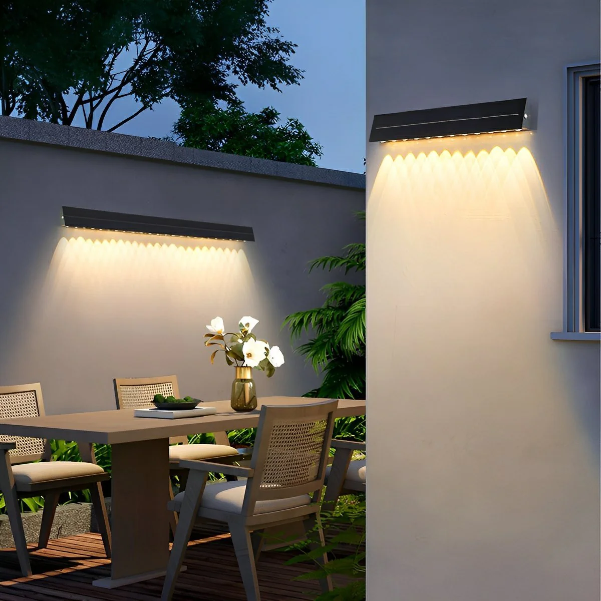 Solar Waterproof Modern Down LED Outdoor Wall Washer Light - Image 7