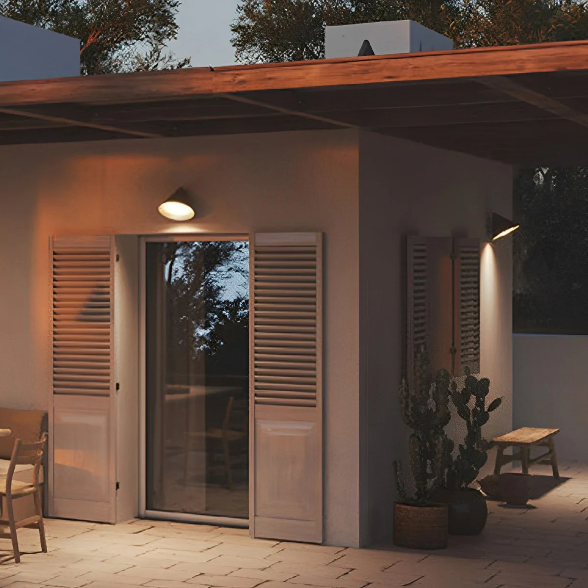 Solar Waterproof Modern Minimalist Bell LED Outdoor Wall Sconces - Image 8