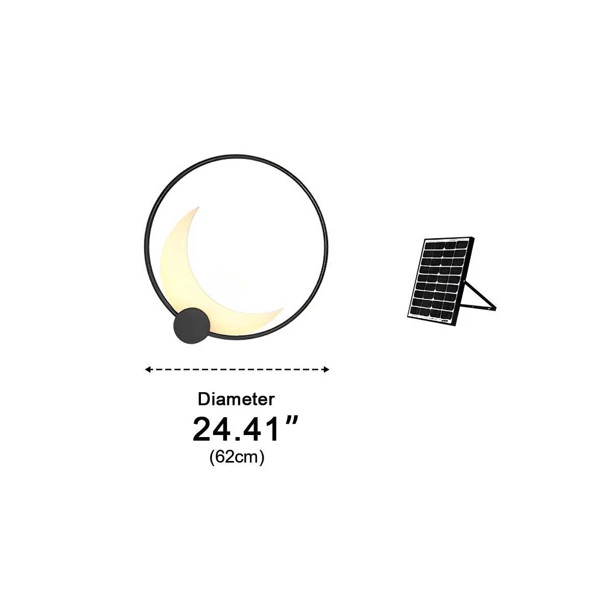 Waterproof Moon Outdoor Wall Sconces - Image 12