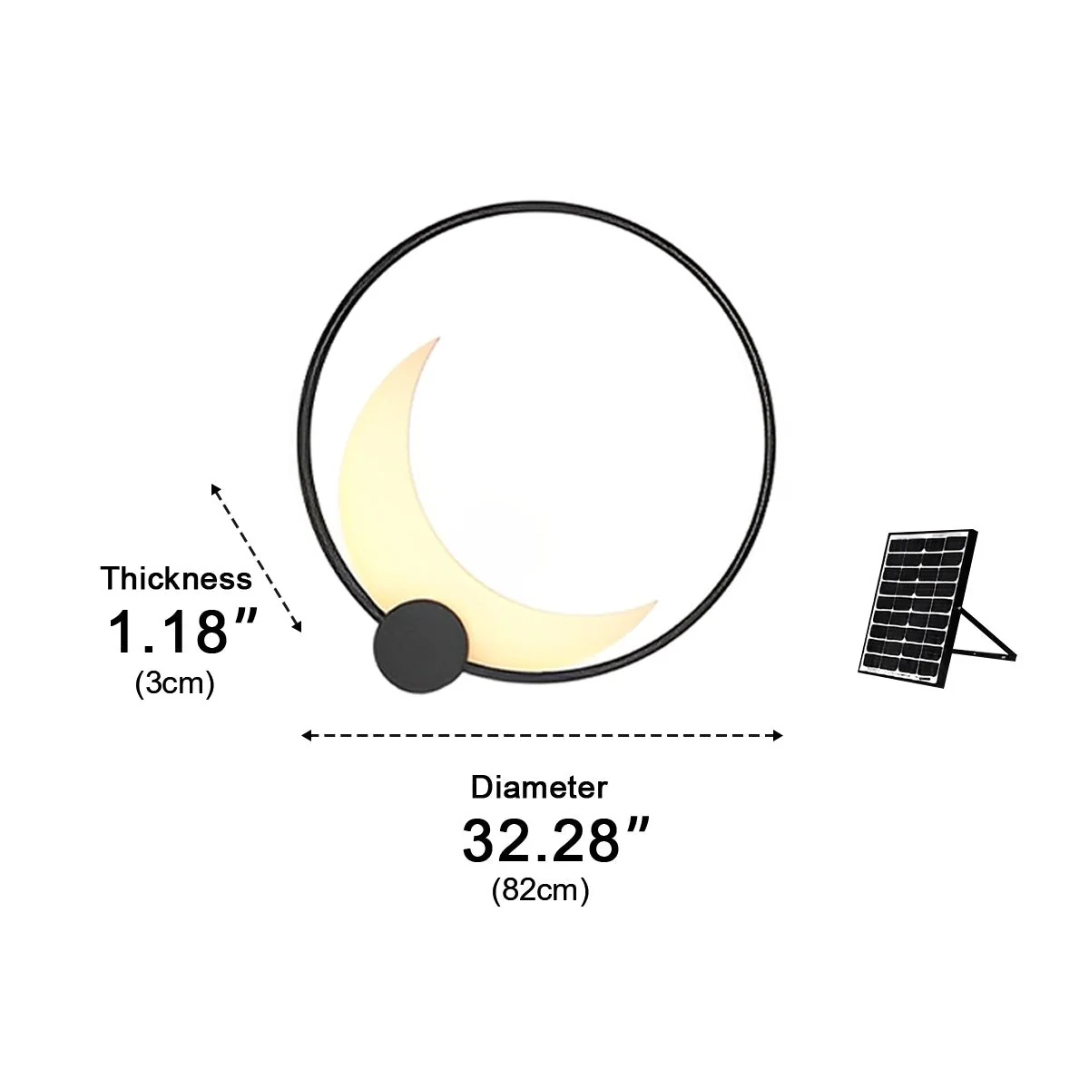 Waterproof Moon Outdoor Wall Sconces - Image 14