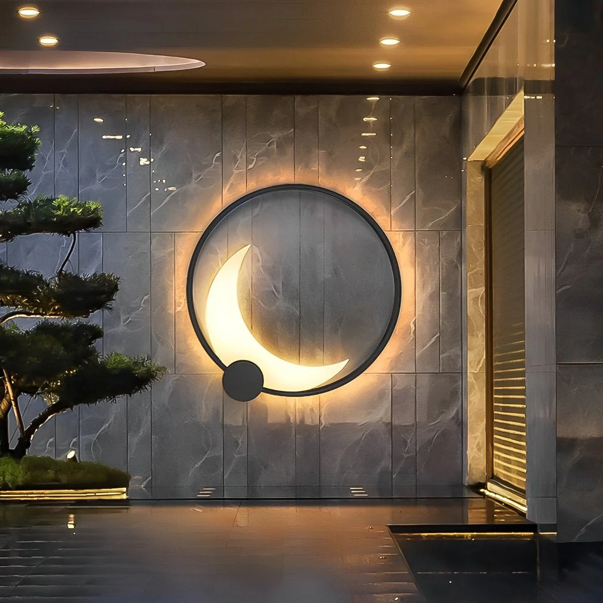 Waterproof Moon Outdoor Wall Sconces - Image 6