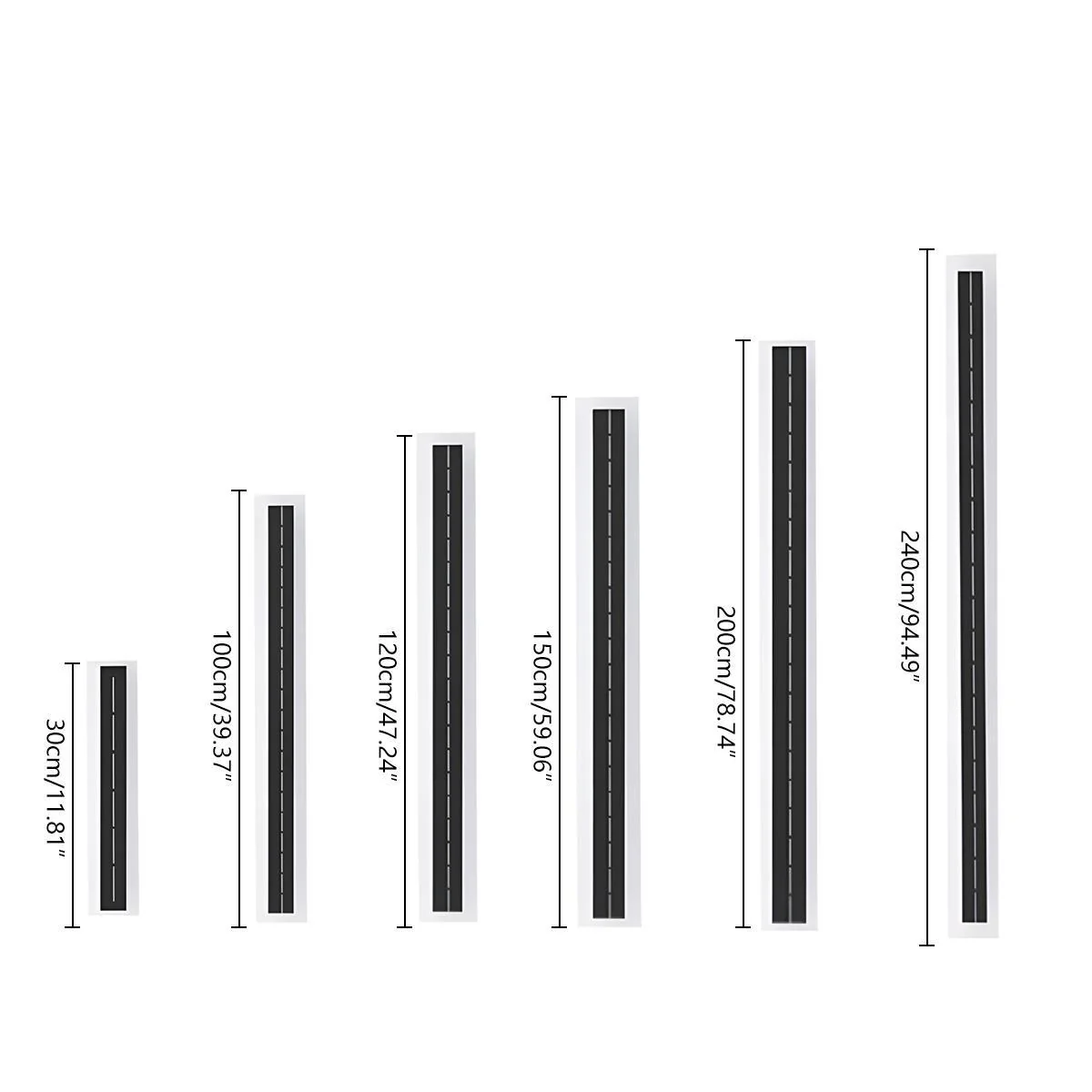Solar Waterproof Outdoor LED Strip Porch Light Exterior Wall Lights - Image 12
