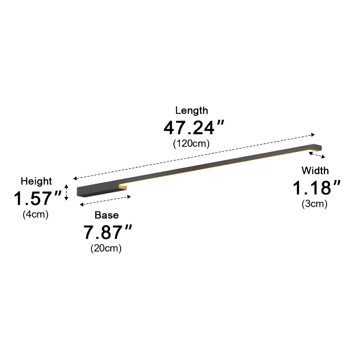 Waterproof Outdoor Long Light Strip LED Exterior Wall Lights - Image 9