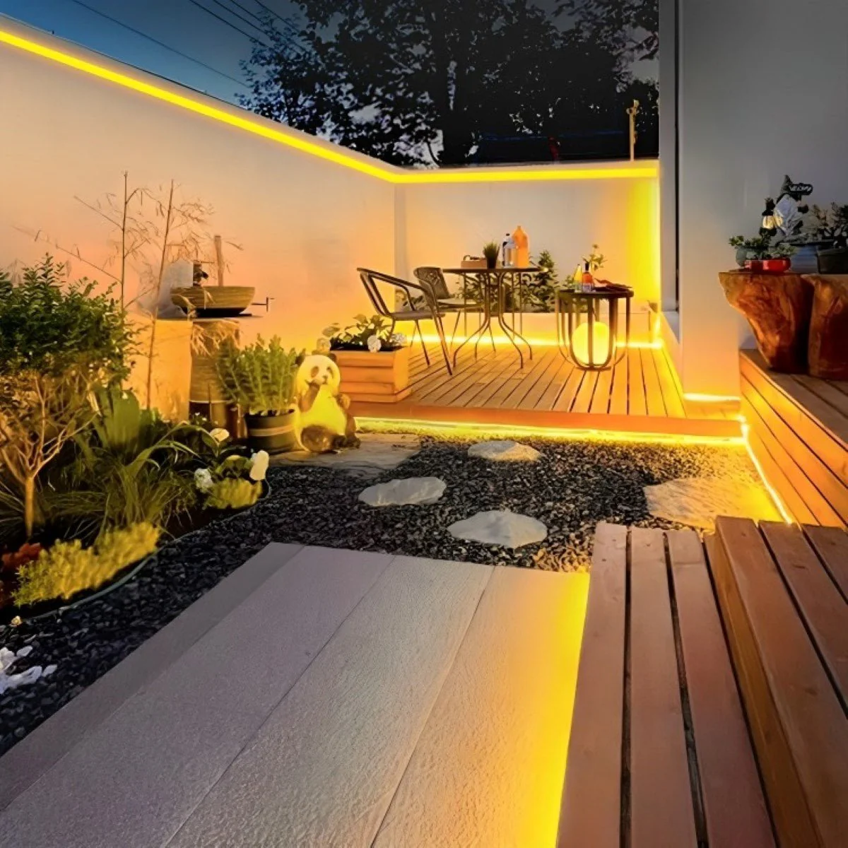 Solar Waterproof Outdoor Recessed LED Linear Light DIY - Image 3