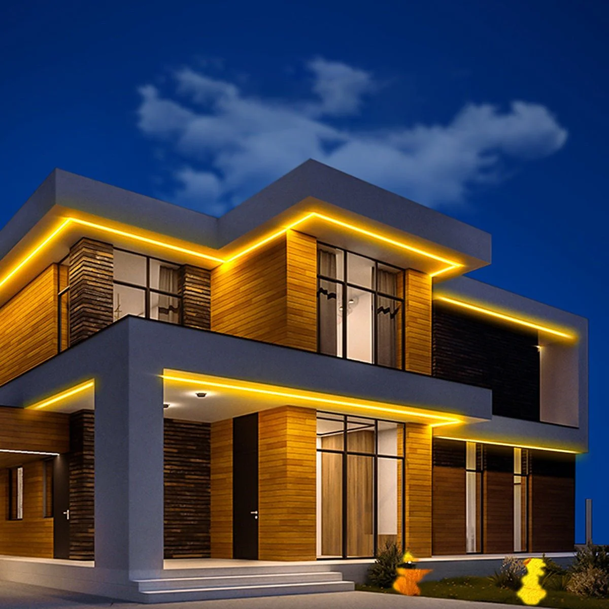 Solar Waterproof Outdoor Recessed LED Linear Light DIY - Image 4