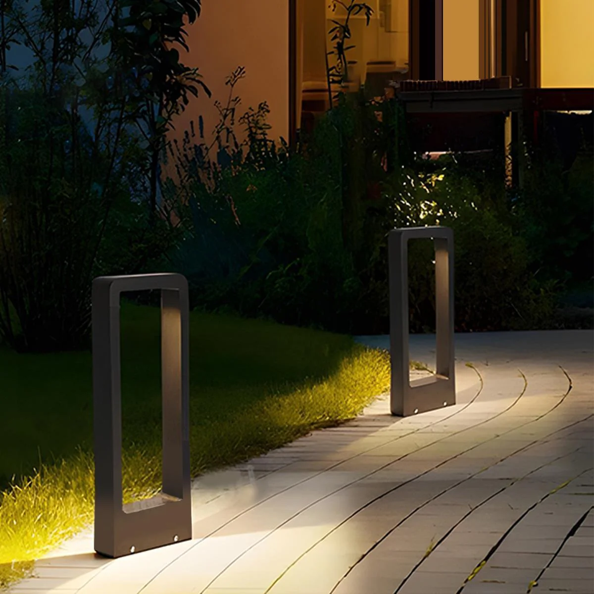 Waterproof Rectangular Frame LED Outdoor Landscape Lighting - Image 4