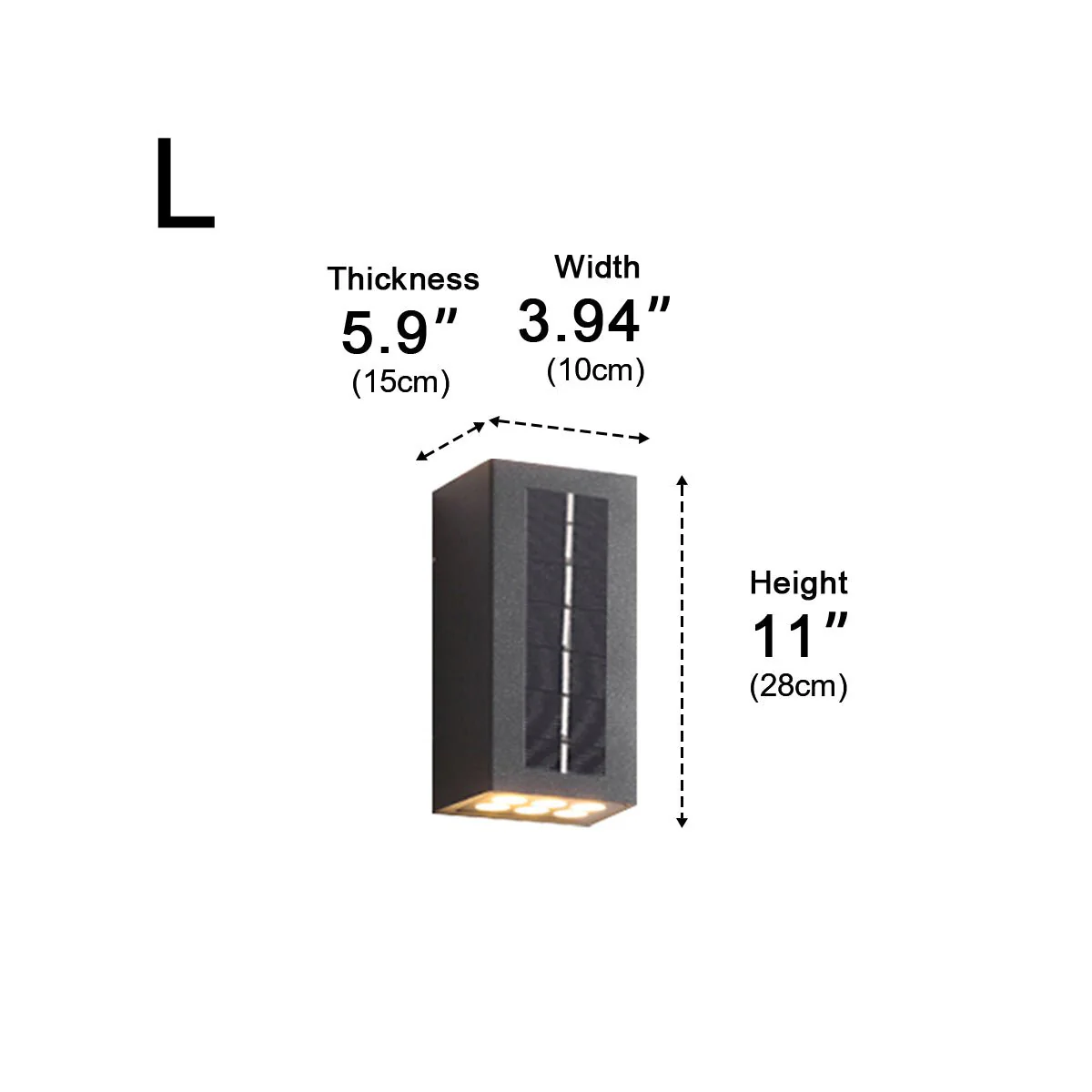 Modern Waterproof Up and Down LED Outdoor Wall Sconces - Image 11