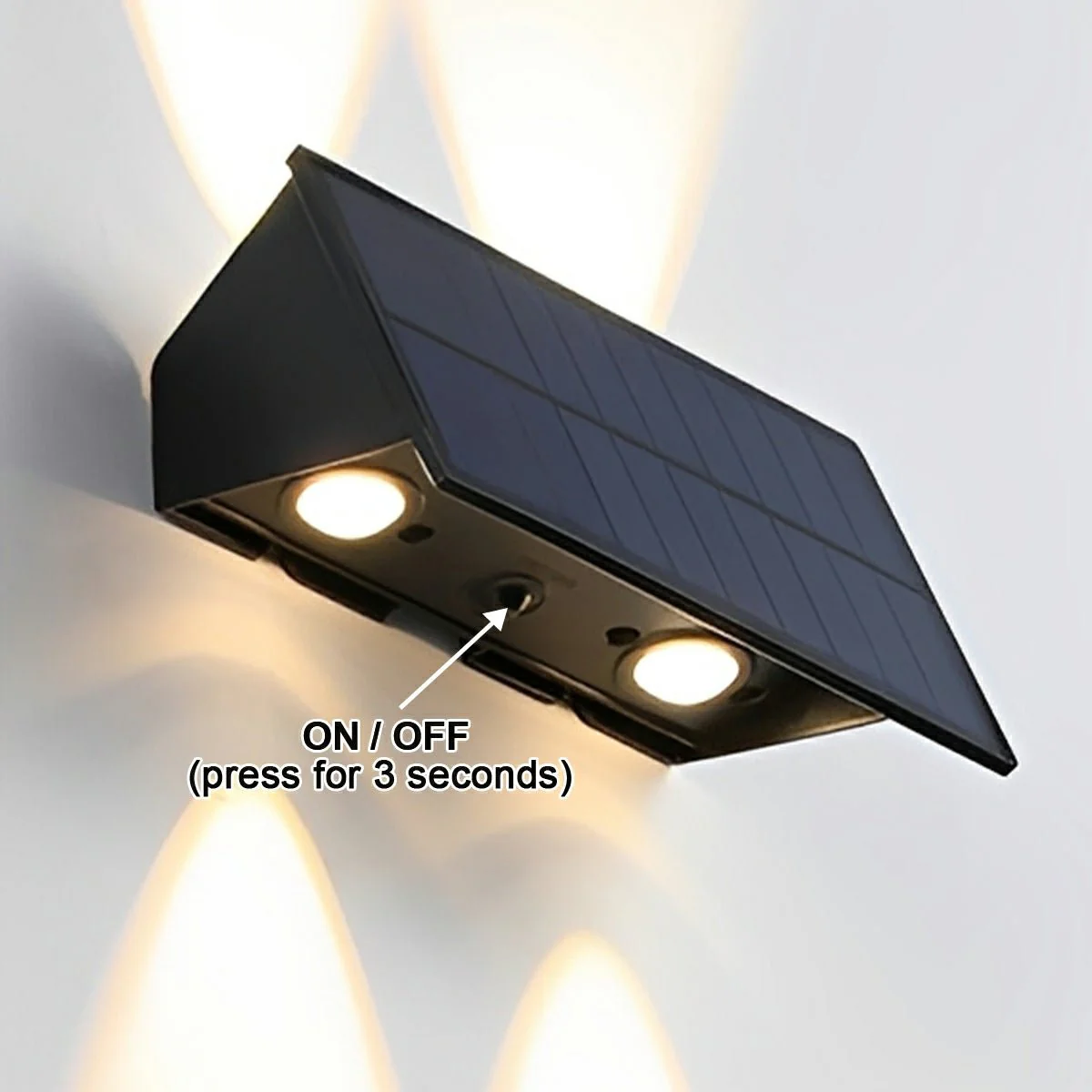 Solar Waterproof Up and Down LED Outdoor Wall Sconces - Image 10