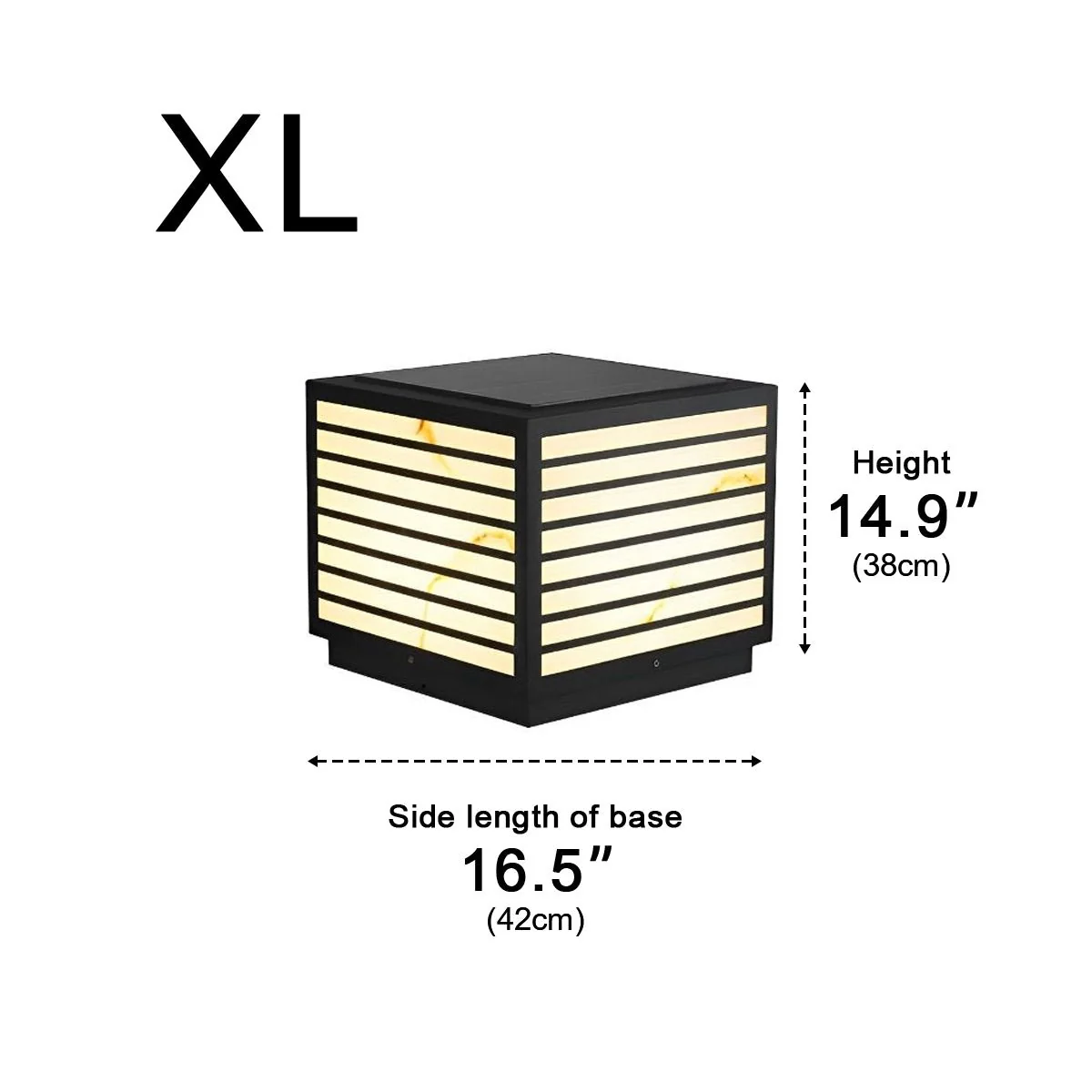 Square Waterproof LED Modern Outdoor Deck Post Lights - Image 13