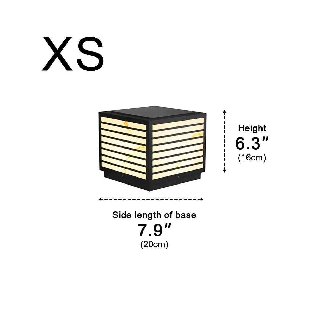 Square Waterproof LED Modern Outdoor Deck Post Lights - Image 9