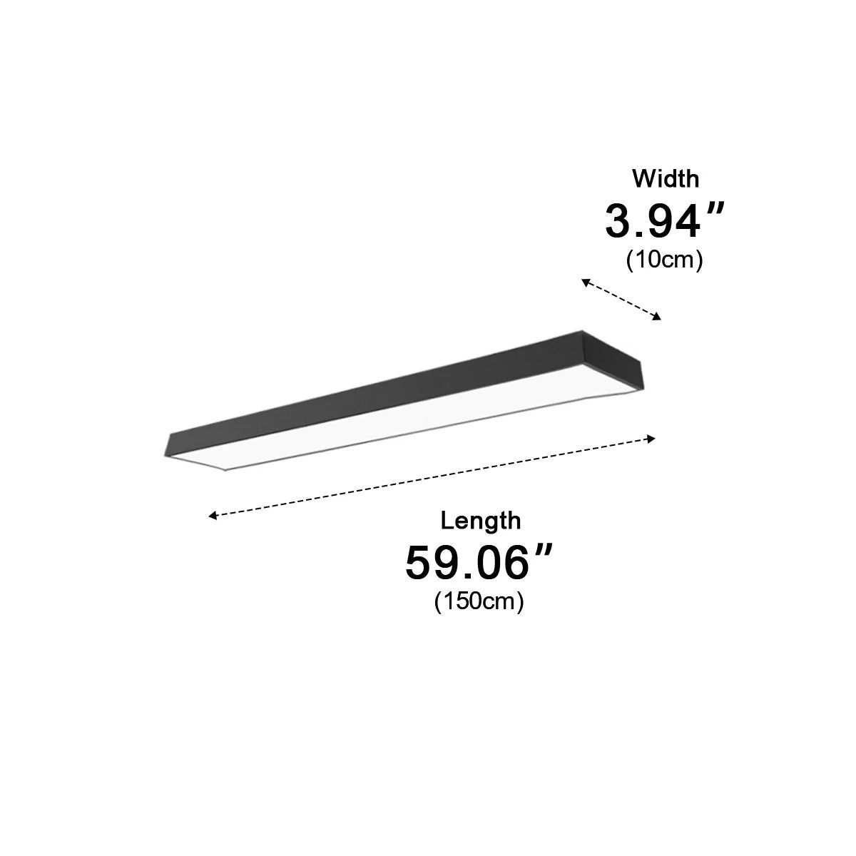 Modern Minimalist LED Long Strip Office Pendant Lights - Image 17