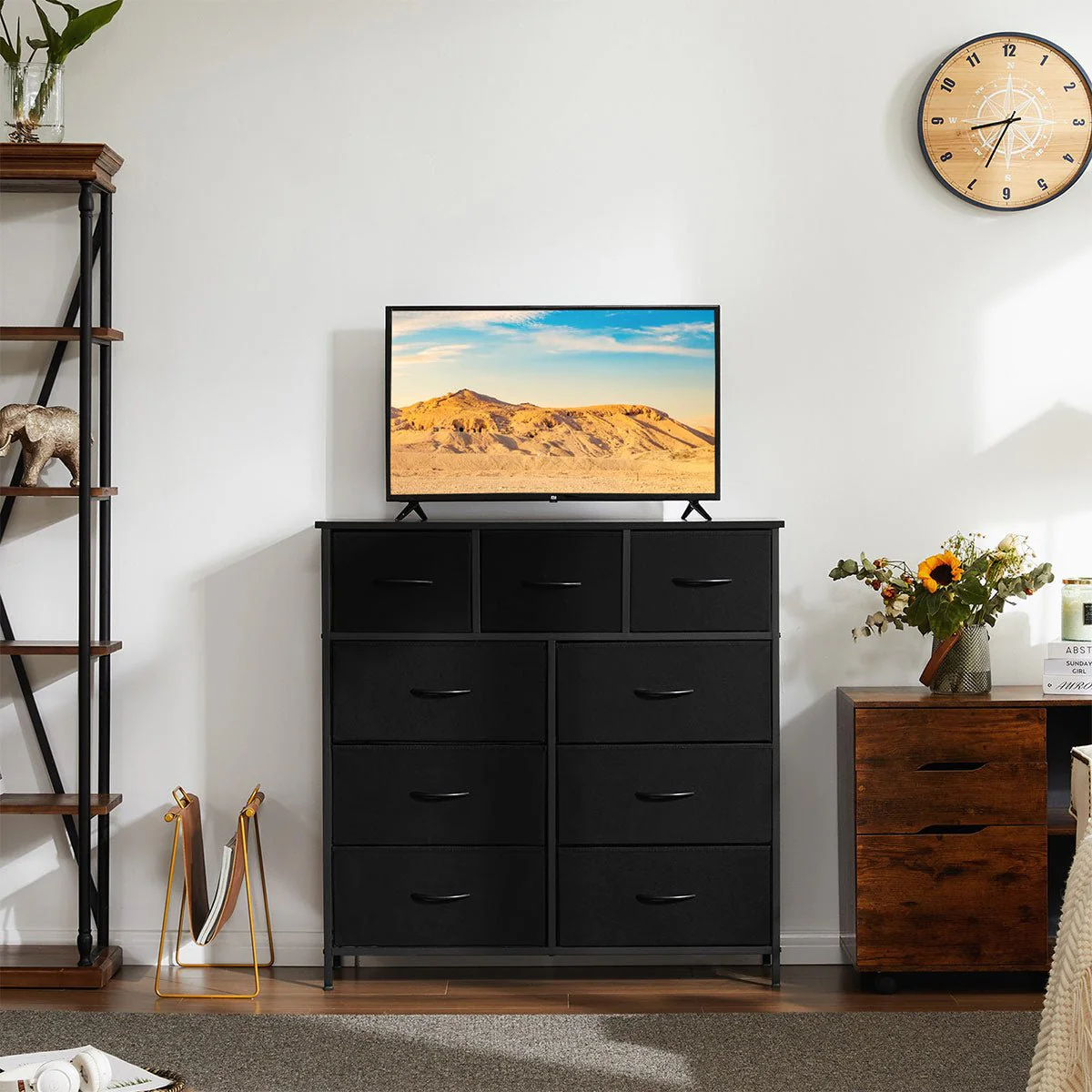 Large Capacity 5-10 Drawer Fabric Storage Cabinet Organizer - Image 14