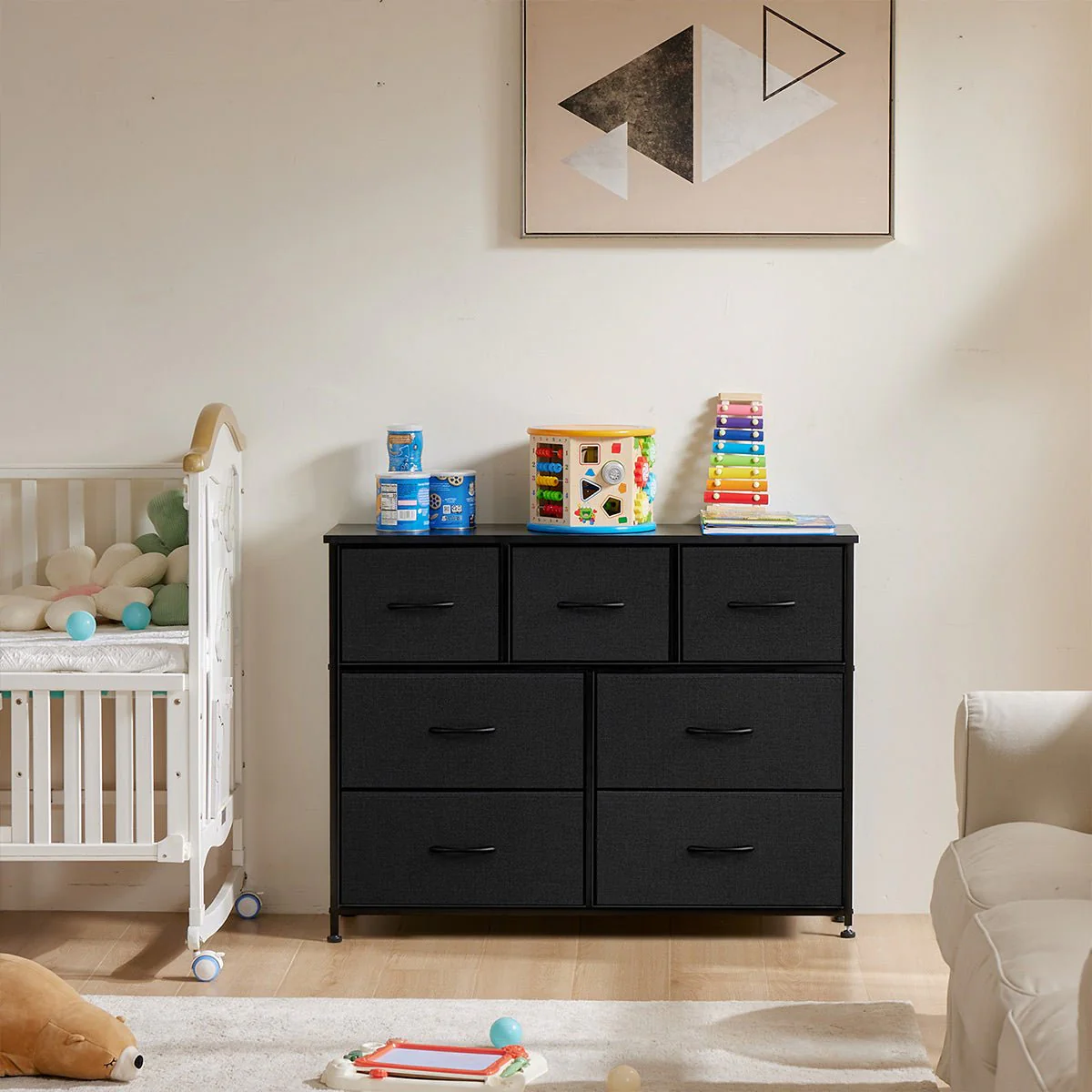 Large Capacity 5-10 Drawer Fabric Storage Cabinet Organizer - Image 15