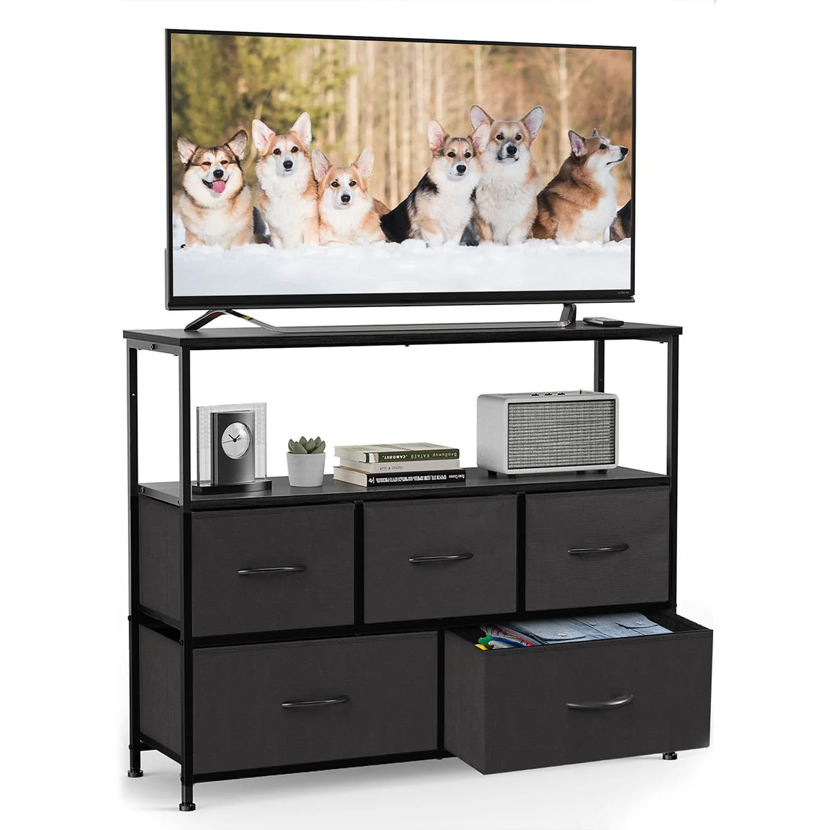Large Capacity 5-10 Drawer Fabric Storage Cabinet Organizer - Image 32