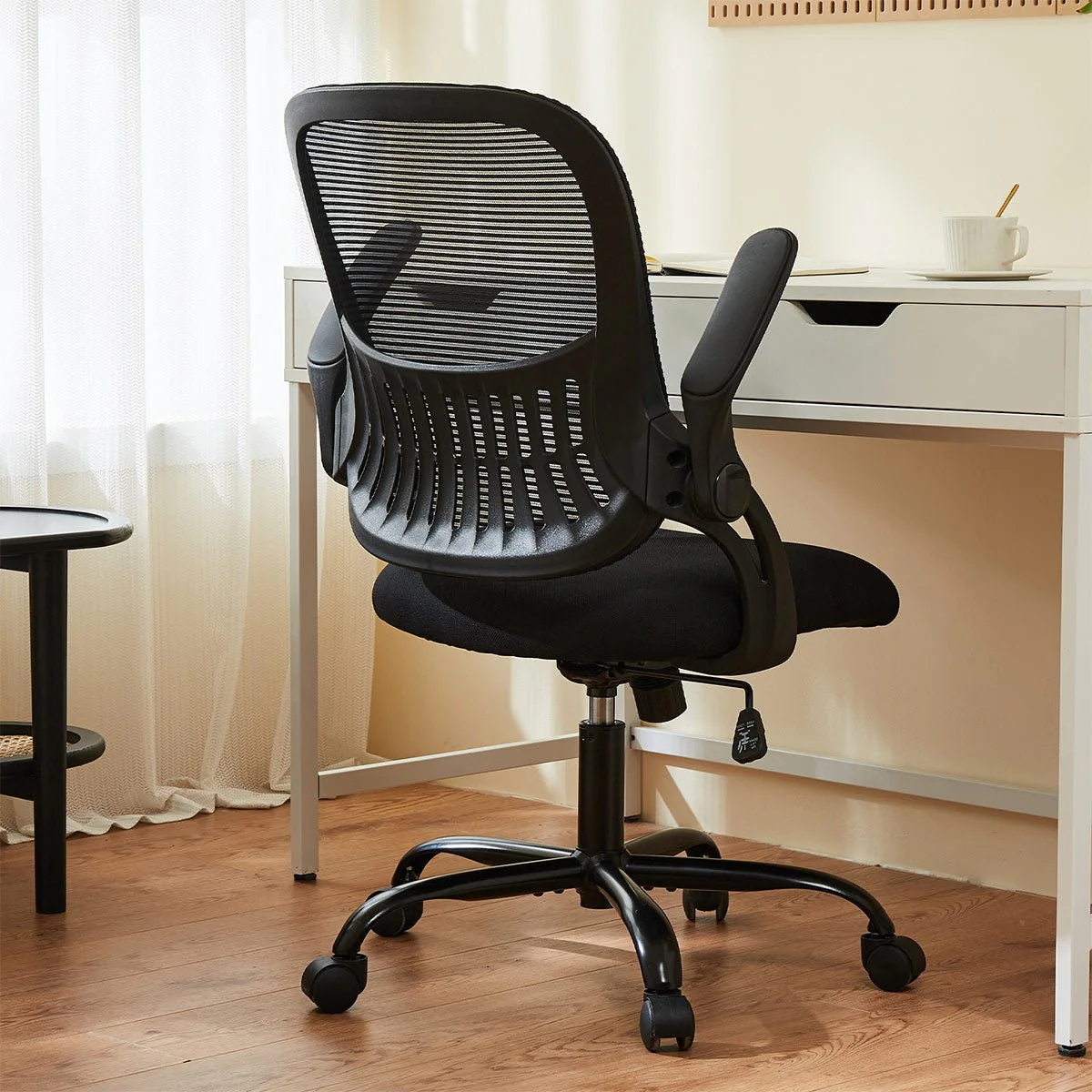 Tall 360 ° Rotatable Modern Ergonomic Office Chair with Armrest - Image 4