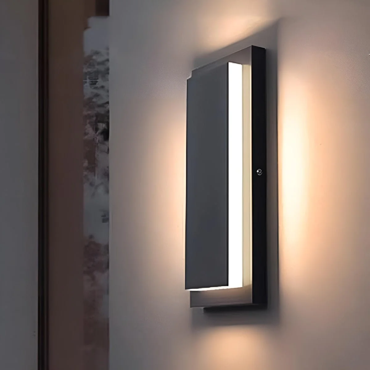 Thick Waterproof Modern LED Long Strip Outdoor Wall Porch Lights