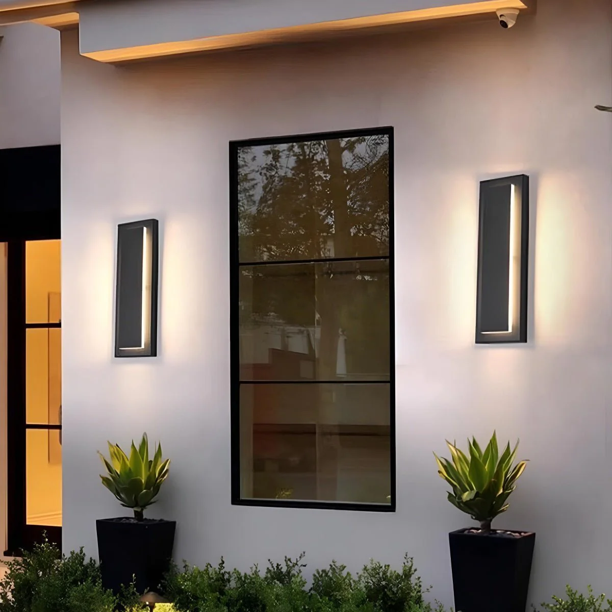 Thick Waterproof Modern LED Long Strip Outdoor Wall Porch Lights - Image 2