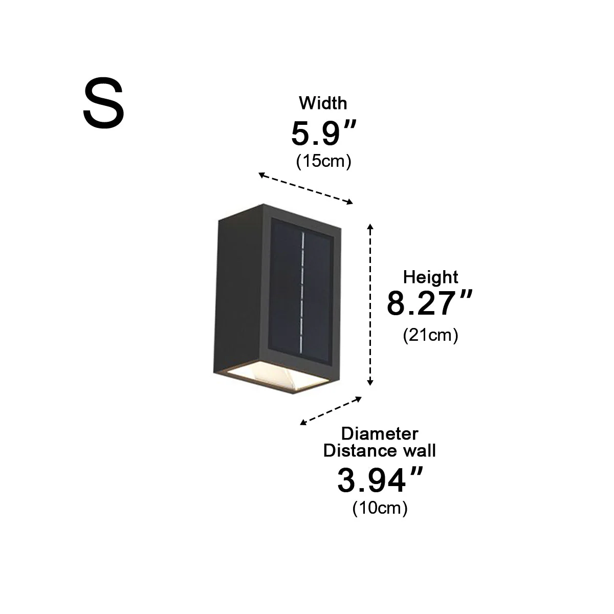 Two Light Effect Optional Waterproof LED Wall Light Sector - Image 10