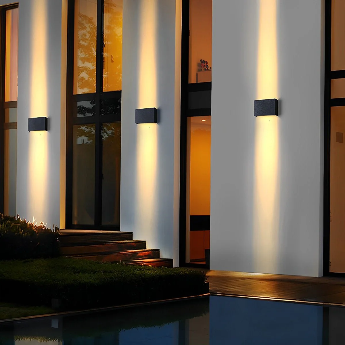 Rectangular Waterproof Up Down Aluminium Adjustable Led  Wall Washer Lights - Image 7