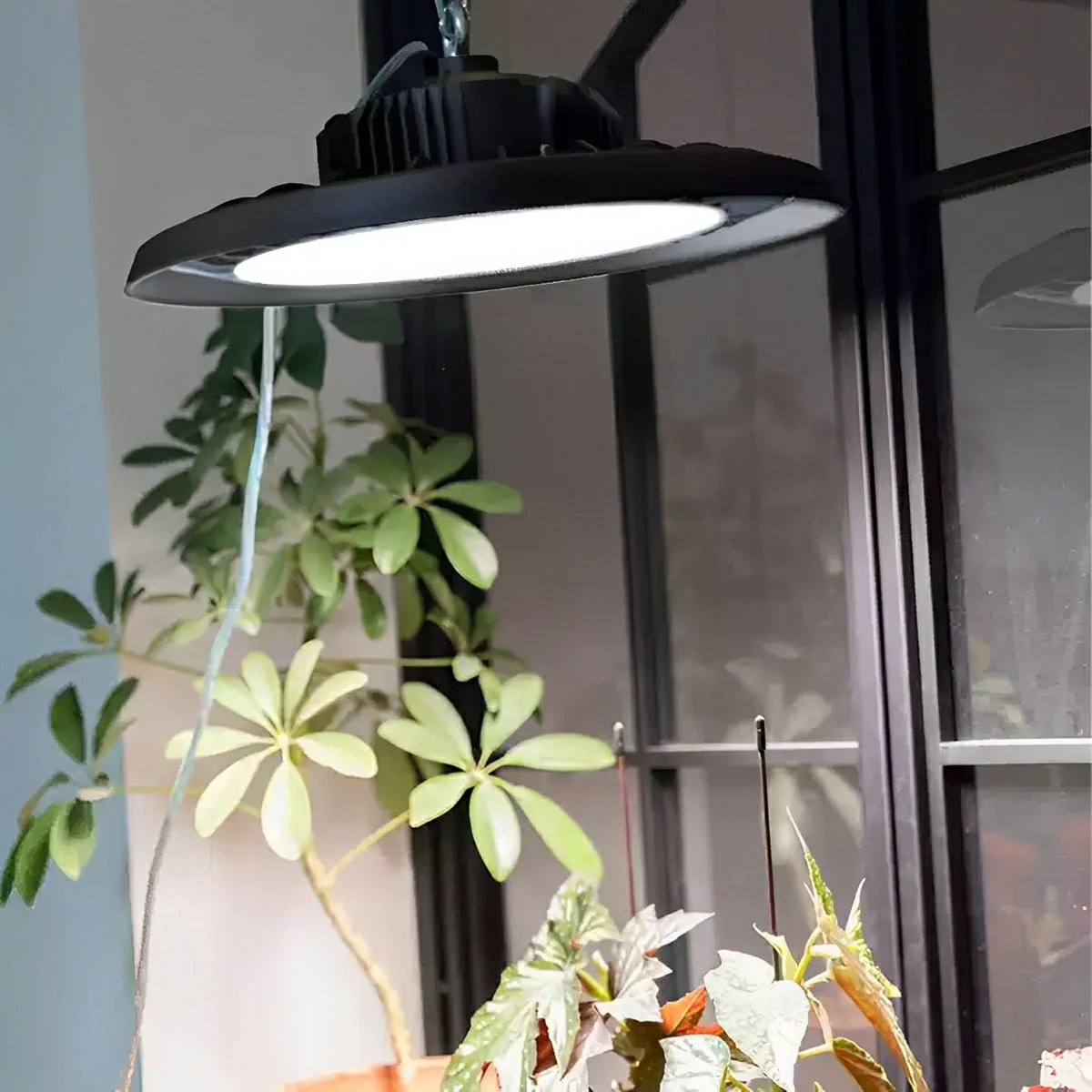 UFO Dish Greenhouse Garage Outdoor Waterproof LED Floodlight Barn Light - Image 2